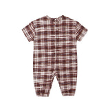 Rylee + Cru Hayes Jumpsuit Burgundy Plaid