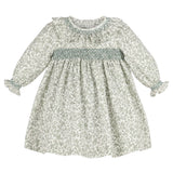 Sophie & Lucas Heirloom Floral Dress Green