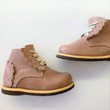 Humble Soles Nora Boots Vintage Blush