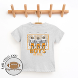 Magnolia Mudbugs Boys of Fall Orange & Gray Football Tee