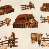 Milkbarn Organic Zipper Footed Romper Homestead