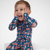 Lev Baby Honor Firetruck Convertible Romper