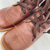 Humble Soles Ezra Boots Walnut Leather
