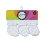 Jefferies Socks 6 Pack Baby Socks White