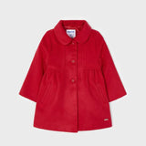 Mayoral 2434 Button Down Coat Red