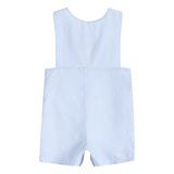 Lil Cactus Blue Seersucker Easter Bunny Smocked Jon Jon