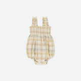 Rylee + Cru Julia Romper Pastel Plaid