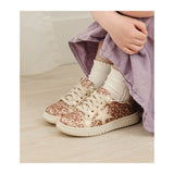 L'Amour 688 Kinley Glitter Star Sneaker Rosegold
