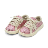 L'Amour 688 Kinley Glitter Star Sneaker Pink