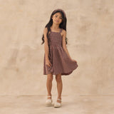 Rylee + Cru Lainey Dress Chocolate Polka Dot