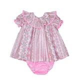 The Oaks Apparel Co Layla Bloomer Ser Pretty Pink Trellis