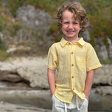 Me & Henry Newport Woven Shirt Lemon