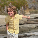 Me & Henry Newport Woven Shirt Lemon