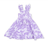 Angel Dear  Lilac Floral Smocked Sundress