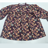 Early Sunday Lottie Baby Dress & Bloomer Set Garden Flowers Plum