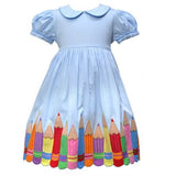 Cotton Kids Blue Pencil Dress