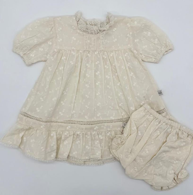 Mae Baby Dress & Bloomer Set
