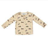 Babysprouts Boys Long Sleeve Henley Shirt Mallard Ducks