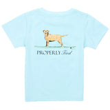 Properly Tied Boys SS Top Waverider Powder Blue