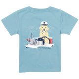 Properly Tied Boys SS Top Golden Captain Coastal Sky