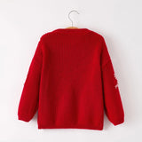 Rylee Faith Merry Christmas Sweater Red