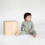 Remi & Capri Zipper Sleeper Mineral Green