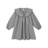 Rylee + Cru Mini Dress Black Gingham