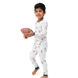 Angel Dear Mixed Sports Bears Long Sleeve Loungewear Set