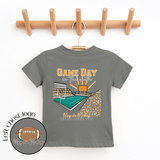 Magnolia Mudbugs Game Day in the South Orange & Gray Football Tee