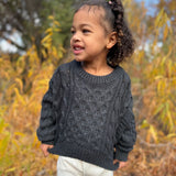 Vignette Molly Sweater Charcoal Knit
