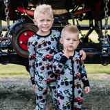 Fletch Monster 2 Piece Pants Pajama Set