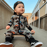 Fletch Monster Jammies Snoozer Romper