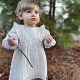Poppet & Fox Smocked & Frilled Dress Muir Woods