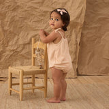 Rylee + Cru Nala Romper Pink Stripe