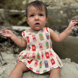 Vignette Nellie Onesie Dress Soda Pop