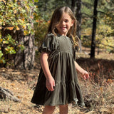 Vignette Noah Dress Sage Velvet