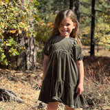 Vignette Noah Dress Sage Velvet