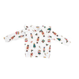 Angel Dear Nutcracker Christmas Cookies Ruffle Sweatshirt