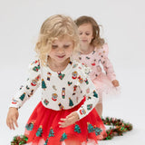 Angel Dear Nutcracker Christmas Cookies Ruffle Sweatshirt