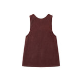 Rylee + Cru  Odette Overall Dress Burgundy