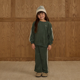 Rylee + Cru Oversized Sweatshirt Green