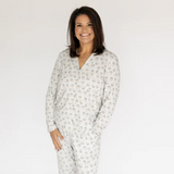 Remi & Capri Tiny Snowmen Women's Pajama Set