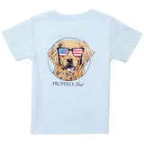 Properly Tied Boys Patriot Dog Short Sleeve Top