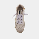 Shu Shop Paulina Hi Top Sneakers Gold Shimmer