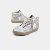 Shu Shop Paulina Hi Top Sneaker White/Silver