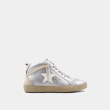 Shu Shop Paulina Hi Top Sneaker White/Silver
