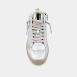 Shu Shop Paulina Hi Top Sneaker White/Silver