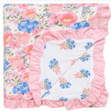 Copper Pearl Bamboo Ruffled Three Layer Quilt Penelope