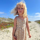 Vignette Penny Dress Tan Dandelion Eyelet