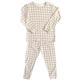 Dear Perli 2 Piece Pajama Set Gingham